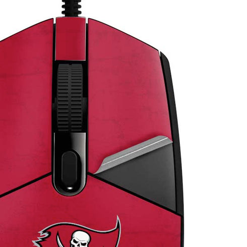 NFL Tampa Bay Buccaneers Distressed G203 Prodigy RGB Wired Gaming Mouse Skin