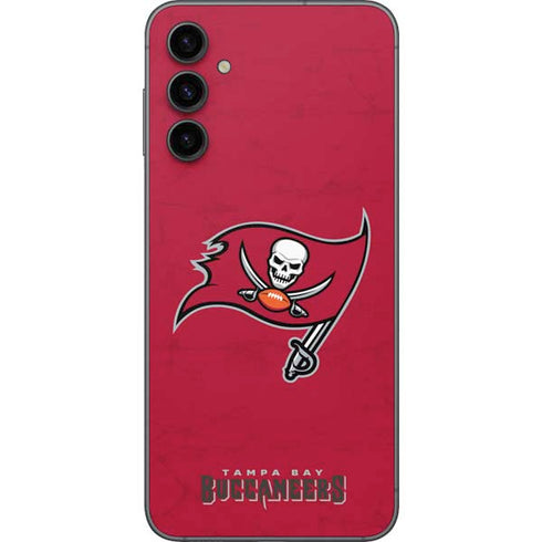 NFL Tampa Bay Buccaneers Distressed Galaxy A14 5G Skin