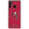 NFL Tampa Bay Buccaneers Distressed Galaxy A21 Clear Case