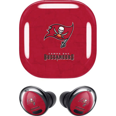 NFL Tampa Bay Buccaneers Distressed Galaxy Buds Pro Skin