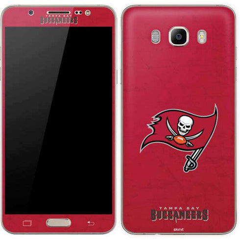 NFL Tampa Bay Buccaneers Distressed Galaxy J7 Skin