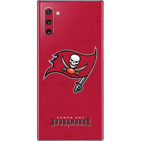 NFL Tampa Bay Buccaneers Distressed Galaxy Note 10 Skin