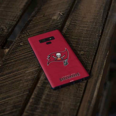 NFL Tampa Bay Buccaneers Distressed Galaxy Note 9 Skin