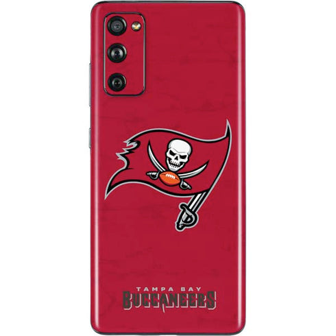 NFL Tampa Bay Buccaneers Distressed Galaxy S20 Fan Edition Skin