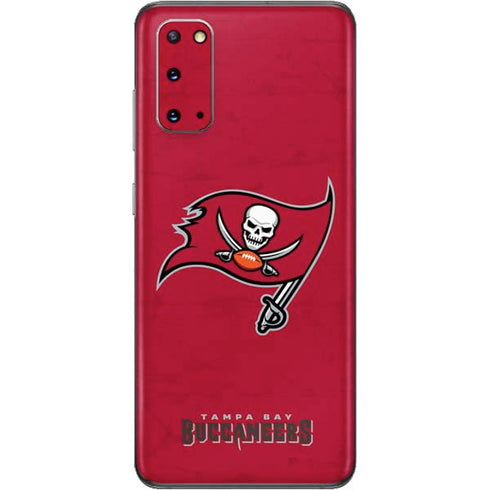 NFL Tampa Bay Buccaneers Distressed Galaxy S20 Skin