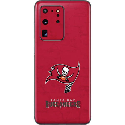 NFL Tampa Bay Buccaneers Distressed Galaxy S20 Ultra 5G Skin
