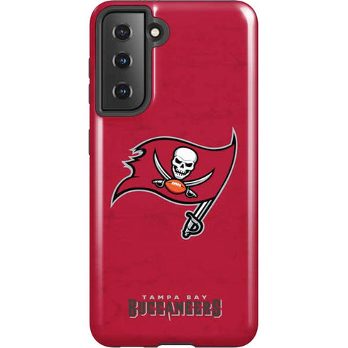 NFL Tampa Bay Buccaneers Distressed Galaxy S21 5G Pro Case