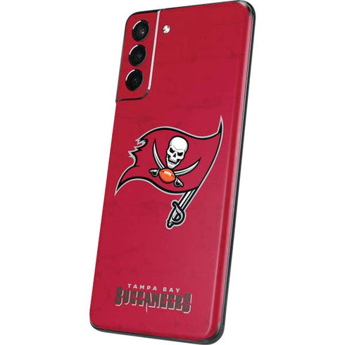 NFL Tampa Bay Buccaneers Distressed Galaxy S21 5G Skin