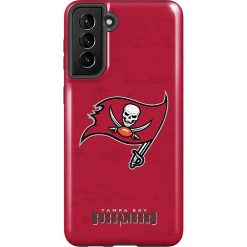NFL Tampa Bay Buccaneers Distressed Galaxy S21 Plus 5G Pro Case