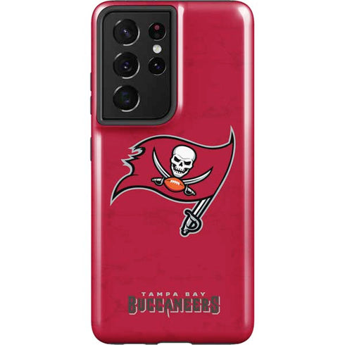 NFL Tampa Bay Buccaneers Distressed Galaxy S21 Ultra 5G Pro Case