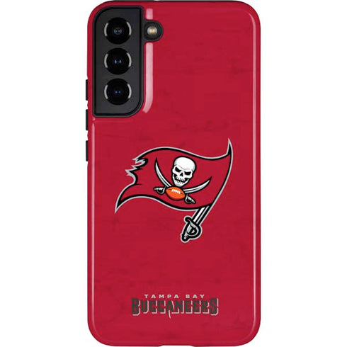 NFL Tampa Bay Buccaneers Distressed Galaxy S22 Plus Pro Case