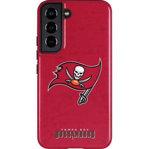 NFL Tampa Bay Buccaneers Distressed Galaxy S22 Pro Case