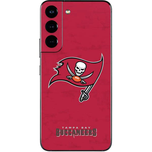 NFL Tampa Bay Buccaneers Distressed Galaxy S22 Skin