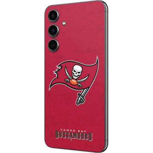 NFL Tampa Bay Buccaneers Distressed Galaxy S23 FE Skin