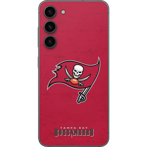 NFL Tampa Bay Buccaneers Distressed Galaxy S23 Plus Skin