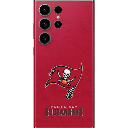 NFL Tampa Bay Buccaneers Distressed Galaxy S23 Ultra Skin