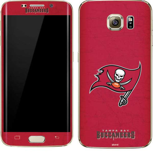 NFL Tampa Bay Buccaneers Distressed Galaxy S7 Edge Skin