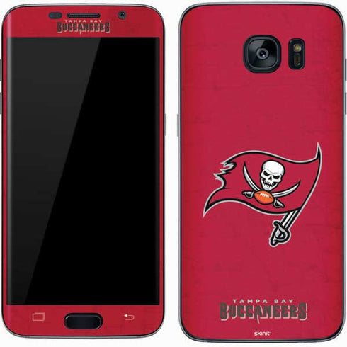 NFL Tampa Bay Buccaneers Distressed Galaxy S7 Skin