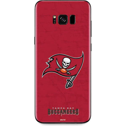 NFL Tampa Bay Buccaneers Distressed Galaxy S8 Plus Skin
