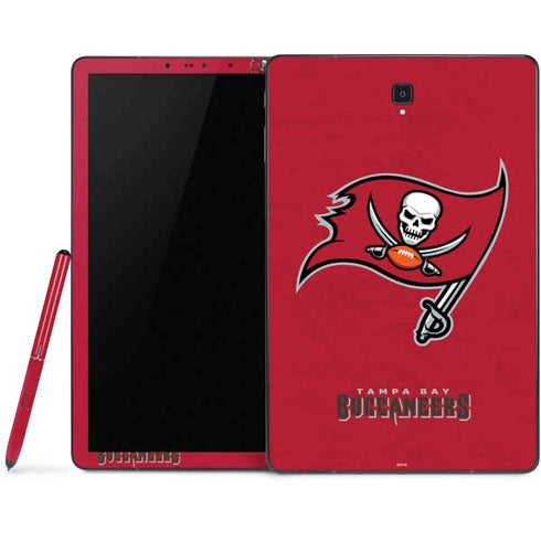 NFL Tampa Bay Buccaneers Distressed Samsung Galaxy Tab Skin
