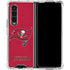 NFL Tampa Bay Buccaneers Distressed Galaxy Z Fold4 5G Clear Case