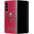 NFL Tampa Bay Buccaneers Distressed Galaxy Z Fold4 5G Skin