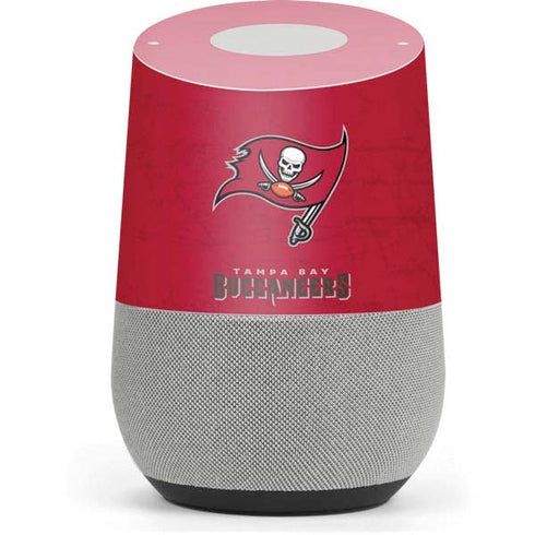 NFL Tampa Bay Buccaneers Distressed Google Home Skin