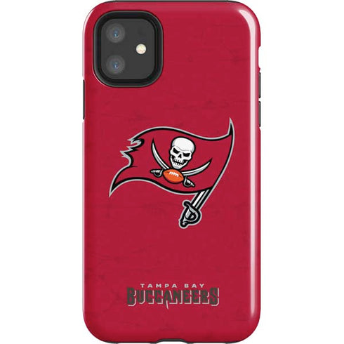NFL Tampa Bay Buccaneers Distressed iPhone 11 Impact Case