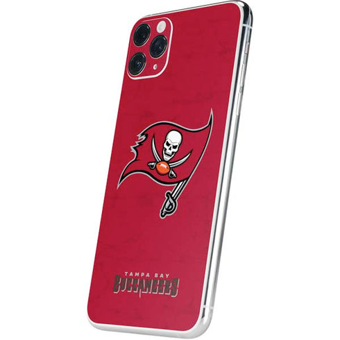 NFL Tampa Bay Buccaneers Distressed iPhone 11 Pro Max Skin