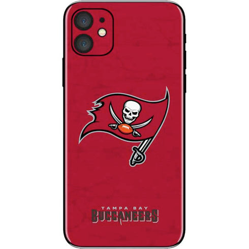 NFL Tampa Bay Buccaneers Distressed iPhone 11 Skin