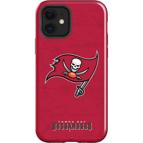 NFL Tampa Bay Buccaneers Distressed iPhone 12 Impact Case