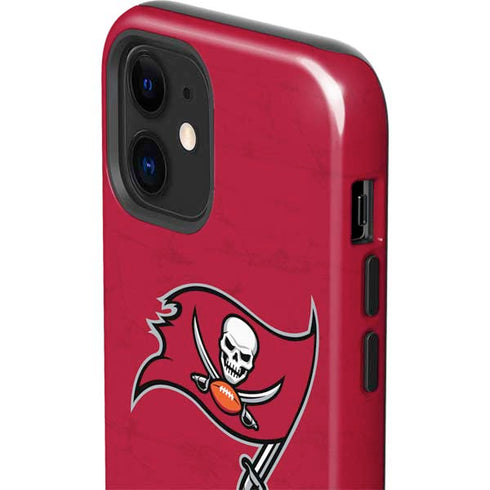 NFL Tampa Bay Buccaneers Distressed iPhone 12 Impact Case