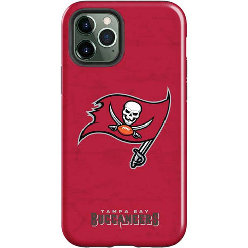NFL Tampa Bay Buccaneers Distressed iPhone 12 Pro Impact Case