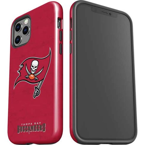 NFL Tampa Bay Buccaneers Distressed iPhone 12 Pro Impact Case