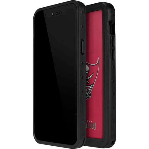 NFL Tampa Bay Buccaneers Distressed iPhone 12 Pro Waterproof Case