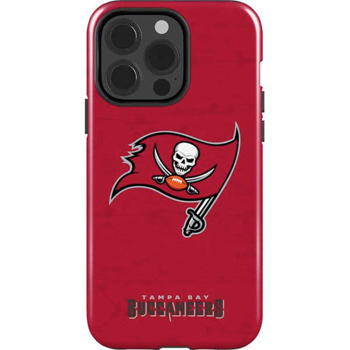 NFL Tampa Bay Buccaneers Distressed iPhone 13 Pro Impact Case