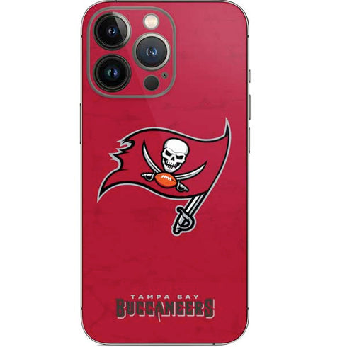 NFL Tampa Bay Buccaneers Distressed iPhone 13 Pro Skin