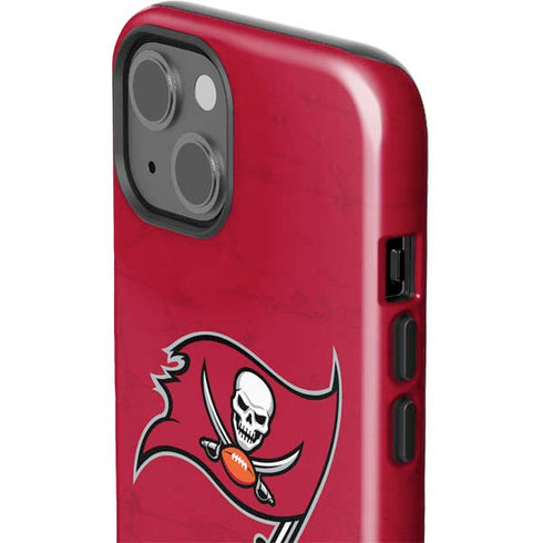 NFL Tampa Bay Buccaneers Distressed iPhone 15 Plus Impact Case