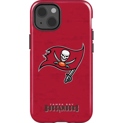 NFL Tampa Bay Buccaneers Distressed iPhone 15 Impact Case