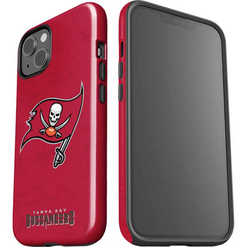 NFL Tampa Bay Buccaneers Distressed iPhone 15 Impact Case