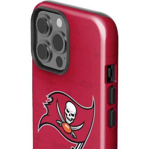 NFL Tampa Bay Buccaneers Distressed iPhone 15 Pro Max Impact Case