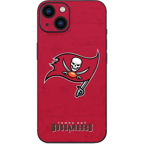 NFL Tampa Bay Buccaneers Distressed iPhone 14 Skin