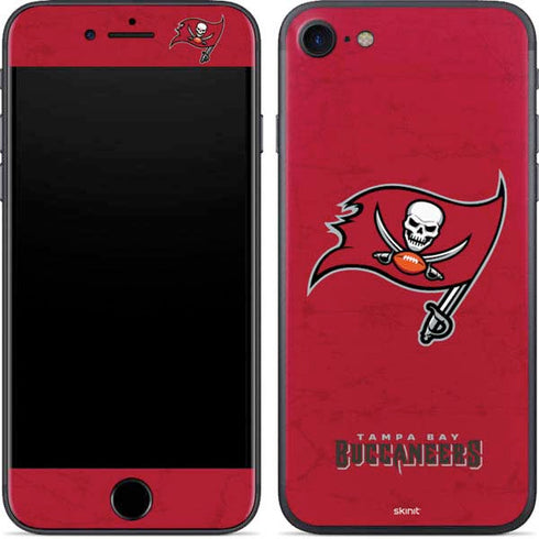 NFL Tampa Bay Buccaneers Distressed iPhone 7 Skin