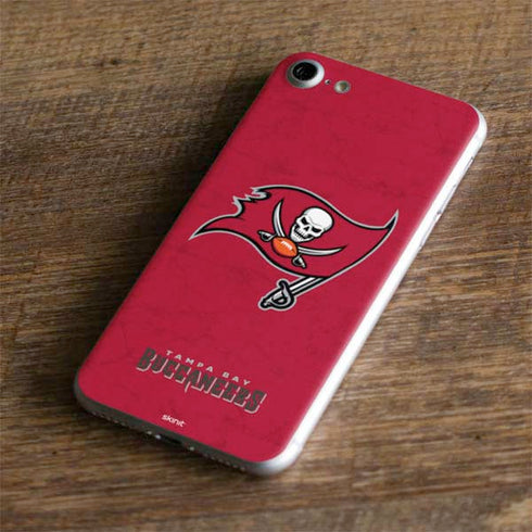 NFL Tampa Bay Buccaneers Distressed iPhone 7 Skin