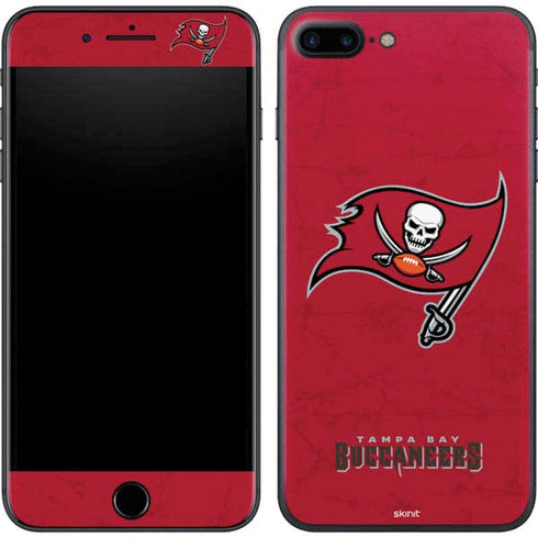 NFL Tampa Bay Buccaneers Distressed iPhone 8 Plus Skin