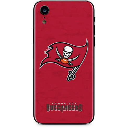 NFL Tampa Bay Buccaneers Distressed iPhone XR Skin