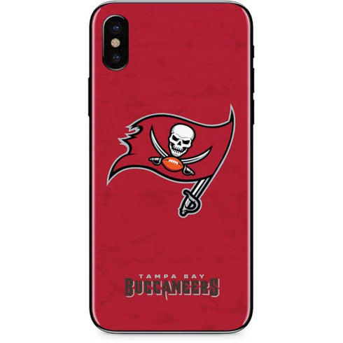 NFL Tampa Bay Buccaneers Distressed iPhone XS Max Skin