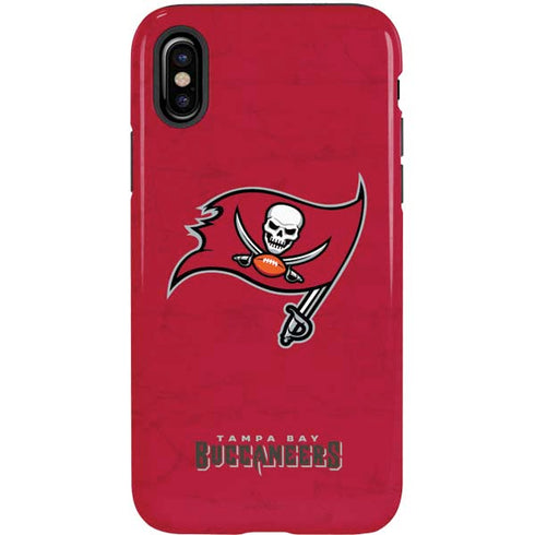 NFL Tampa Bay Buccaneers Distressed iPhone XS Pro Case