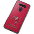 NFL Tampa Bay Buccaneers Distressed LG K51/Q51 Clear Case