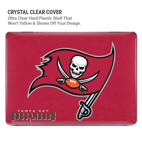 NFL Tampa Bay Buccaneers Distressed MacBook Air 15in (2023-2025) Case plus Skin